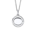 D Für Diamant Runder Spinner-Anhänger mit Diamant