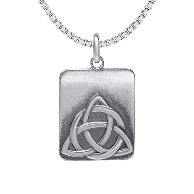Fred Bennett Oxidized Rectangular Trinity Pendant