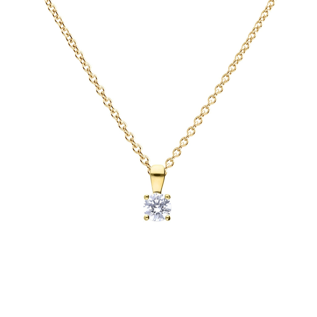 Diamonfire Anhänger mit vier Krallen und Karat