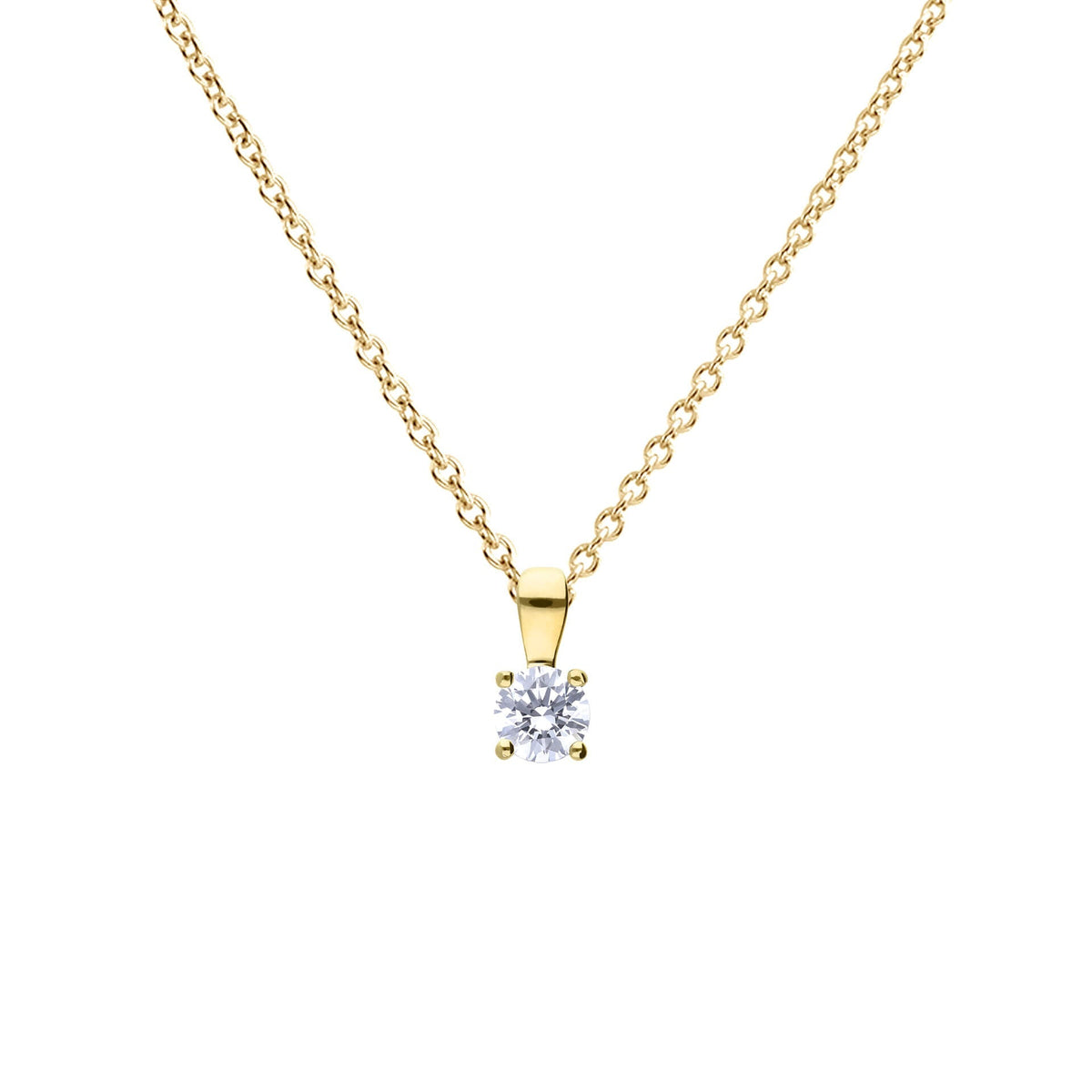 Diamonfire Four Claw Carat Pendant