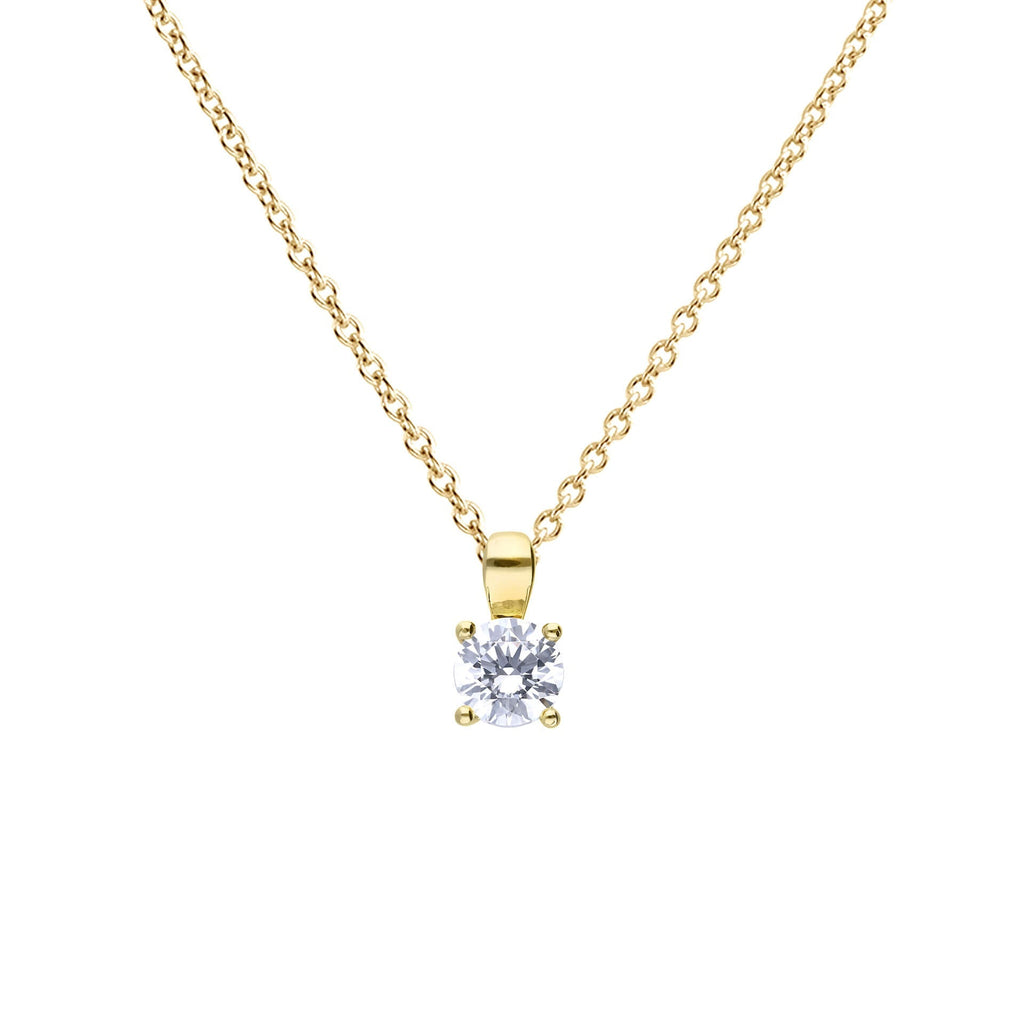 Diamonfire Anhänger mit vier Krallen und Karat
