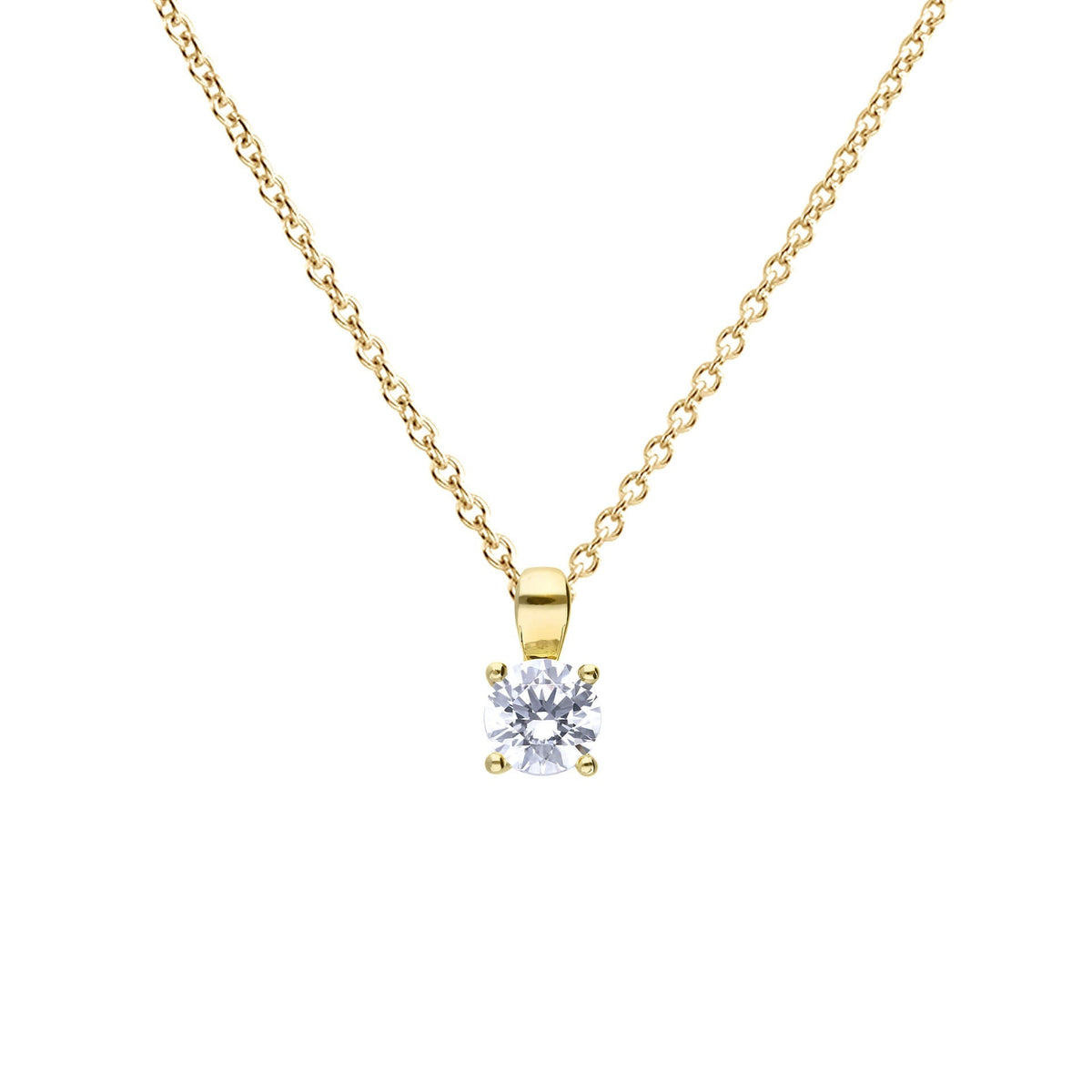 Diamonfire Four Claw Carat Pendant