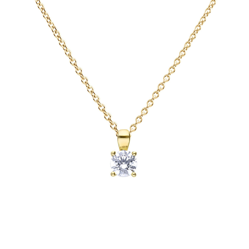 Diamonfire Four Claw Carat Pendant