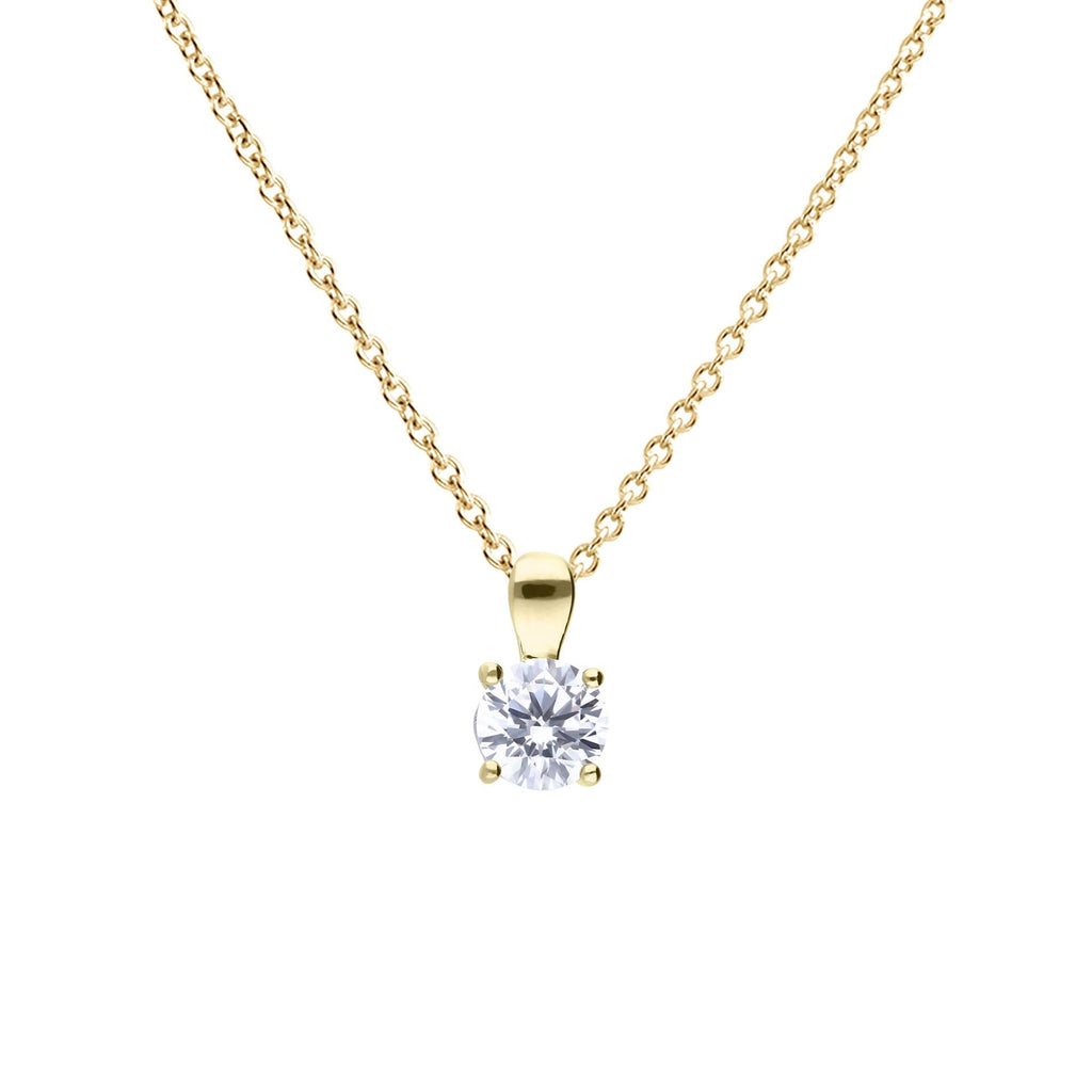 Diamonfire Anhänger mit vier Krallen und Karat