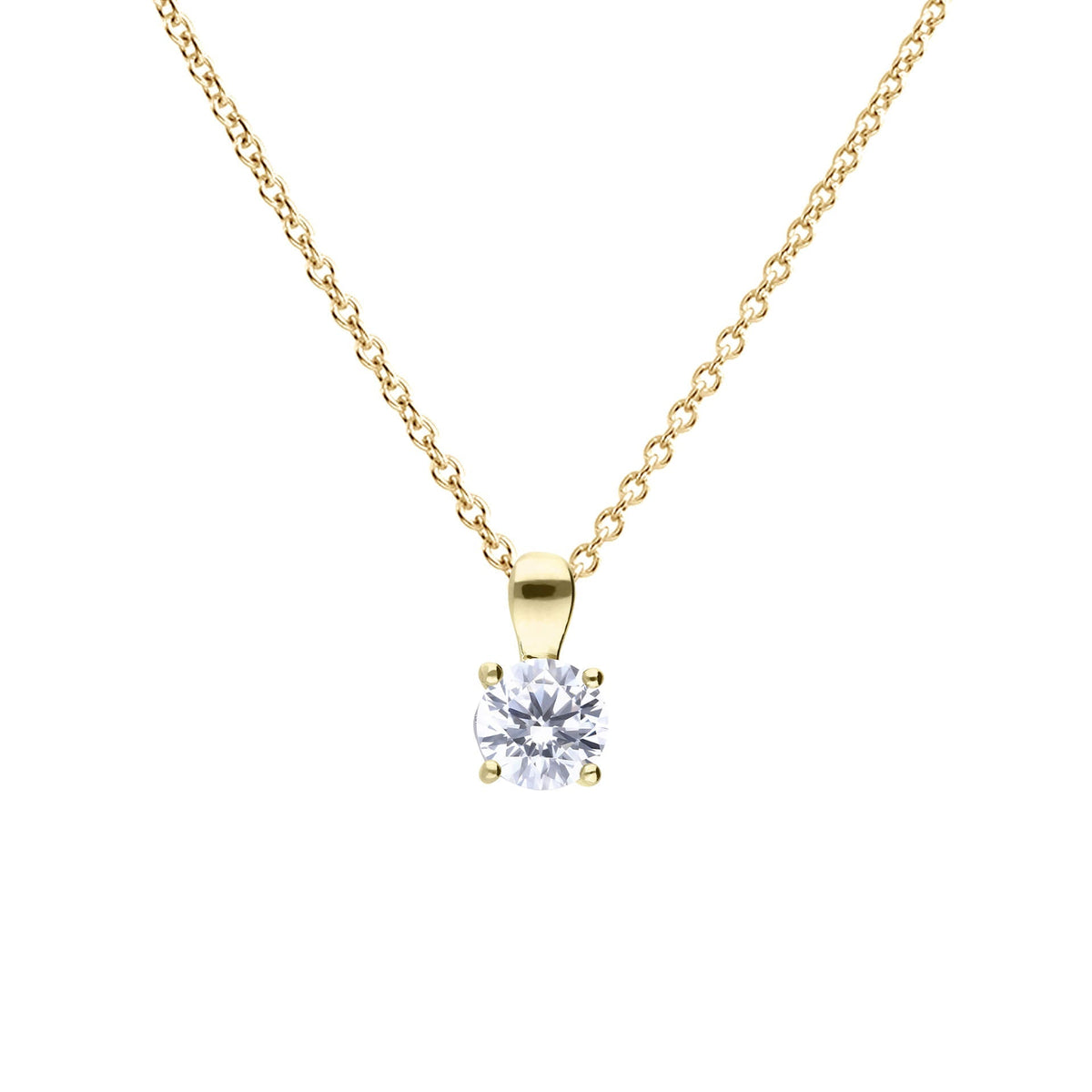Diamonfire Four Claw Carat Pendant