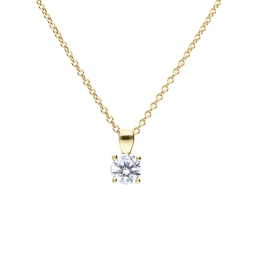 Diamonfire Four Claw Carat Pendant