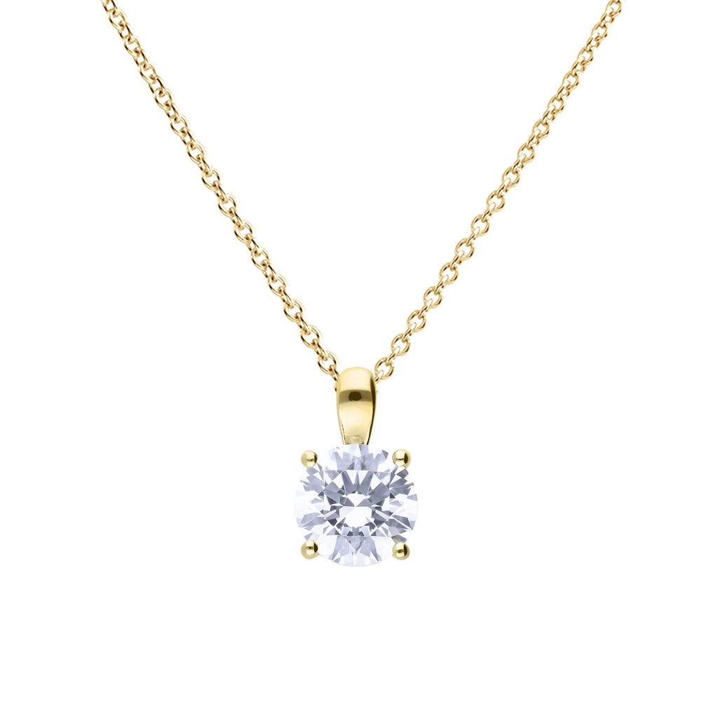Diamonfire Anhänger mit vier Krallen und Karat