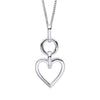 Beginnings Open Heart Drop Pendant