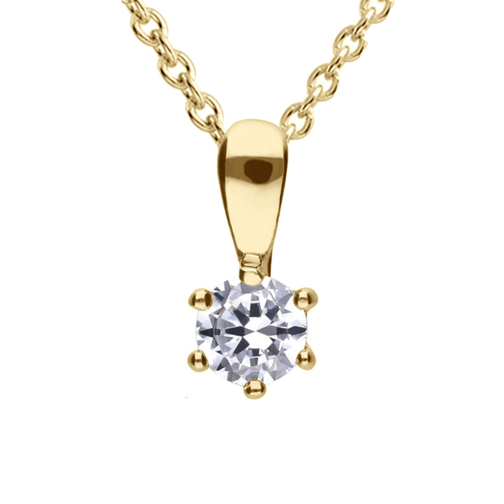 Diamonfire Sechs-Krappen-Anhänger mit Karat
