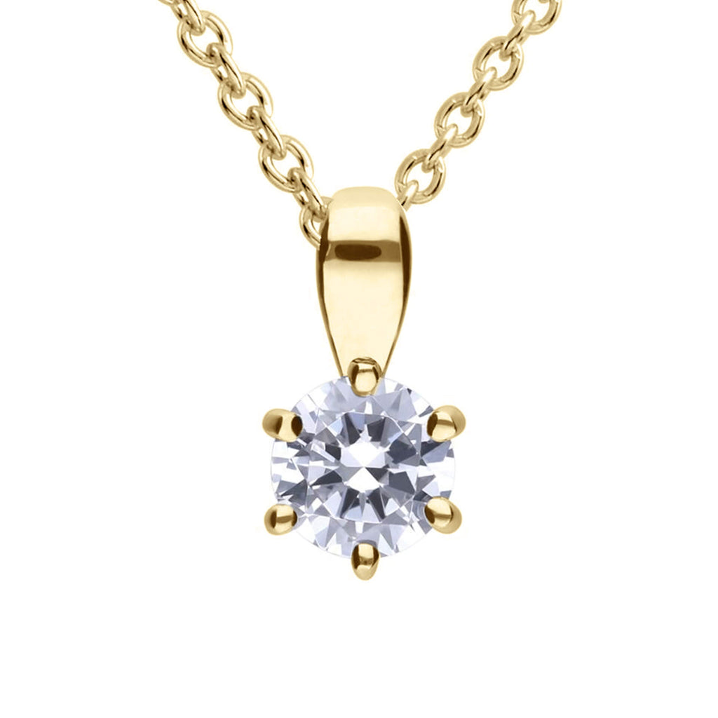 Diamonfire Sechs-Krappen-Anhänger mit Karat