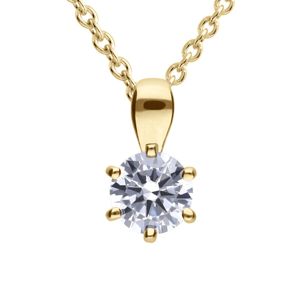 Diamonfire Sechs-Krappen-Anhänger mit Karat