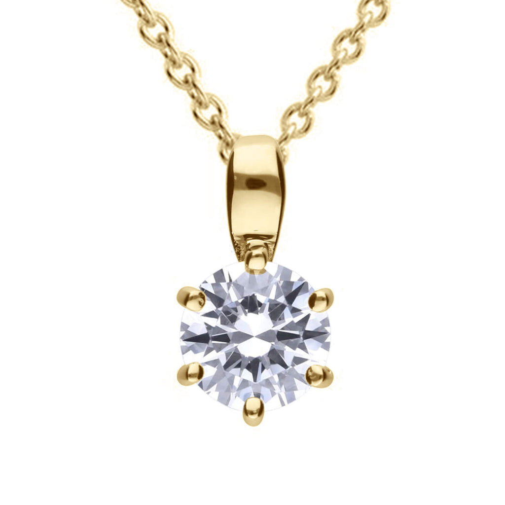 Diamonfire Sechs-Krappen-Anhänger mit Karat