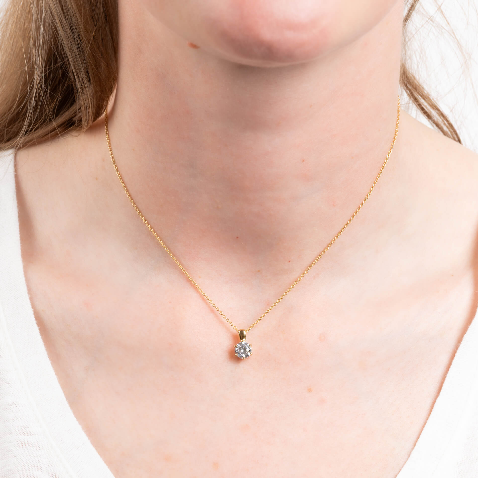 Diamonfire Sechs-Krappen-Anhänger mit Karat