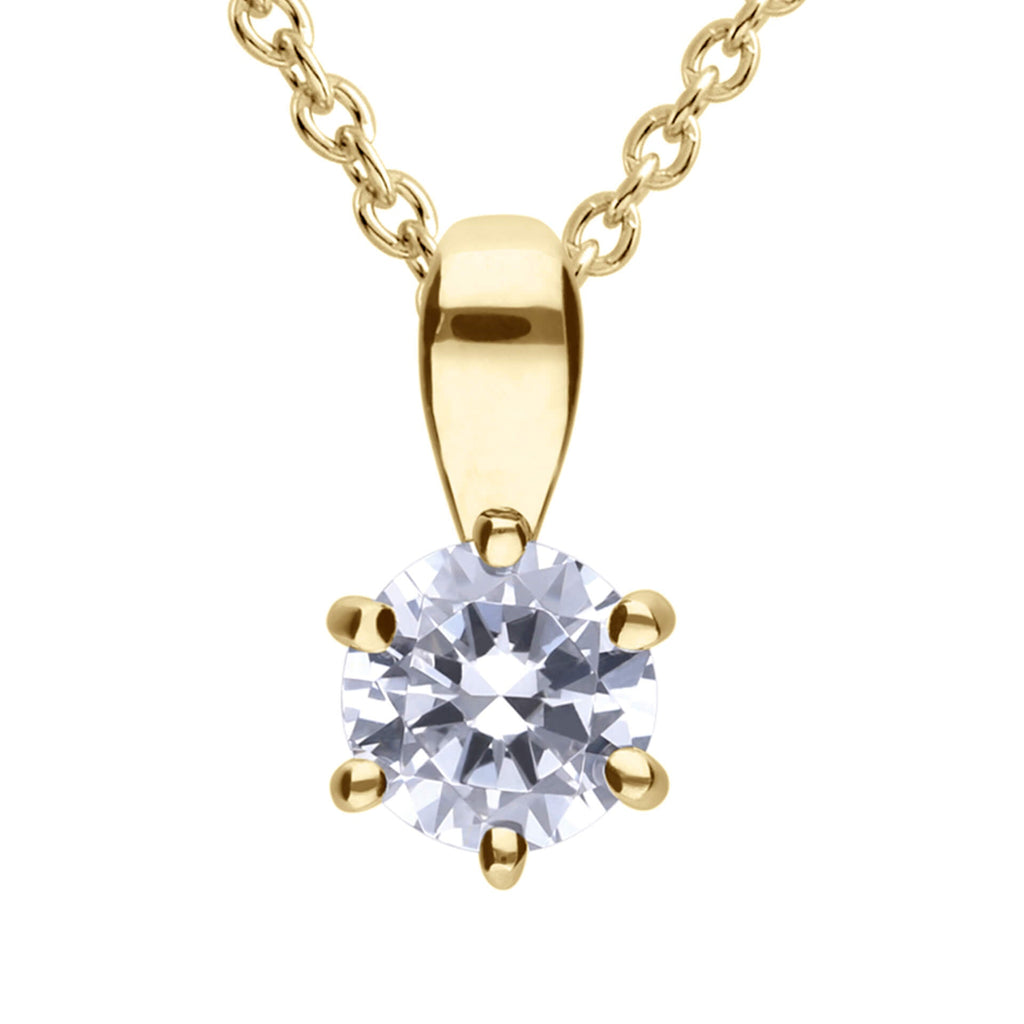 Diamonfire Sechs-Krappen-Anhänger mit Karat
