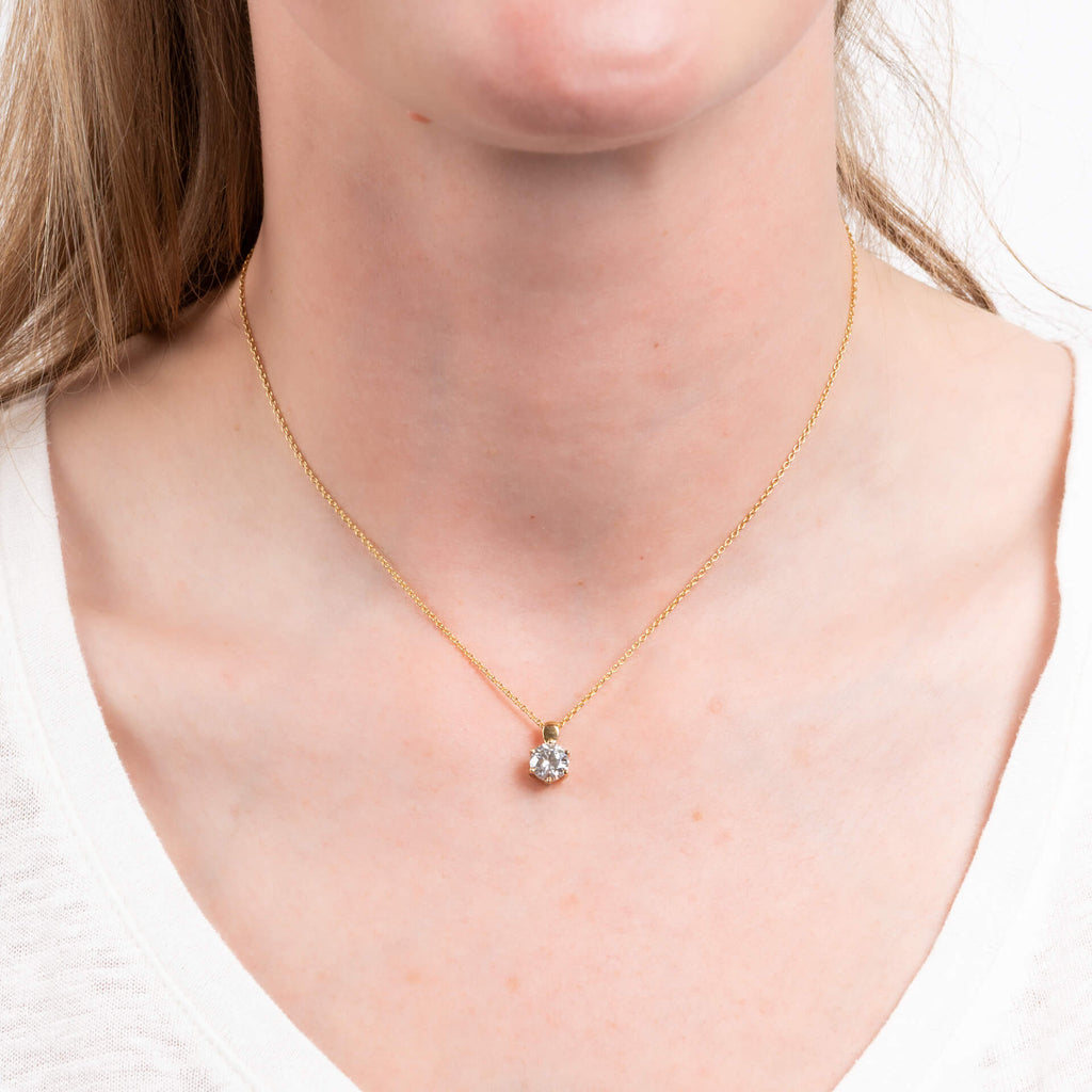 Diamonfire Sechs-Krappen-Anhänger mit Karat