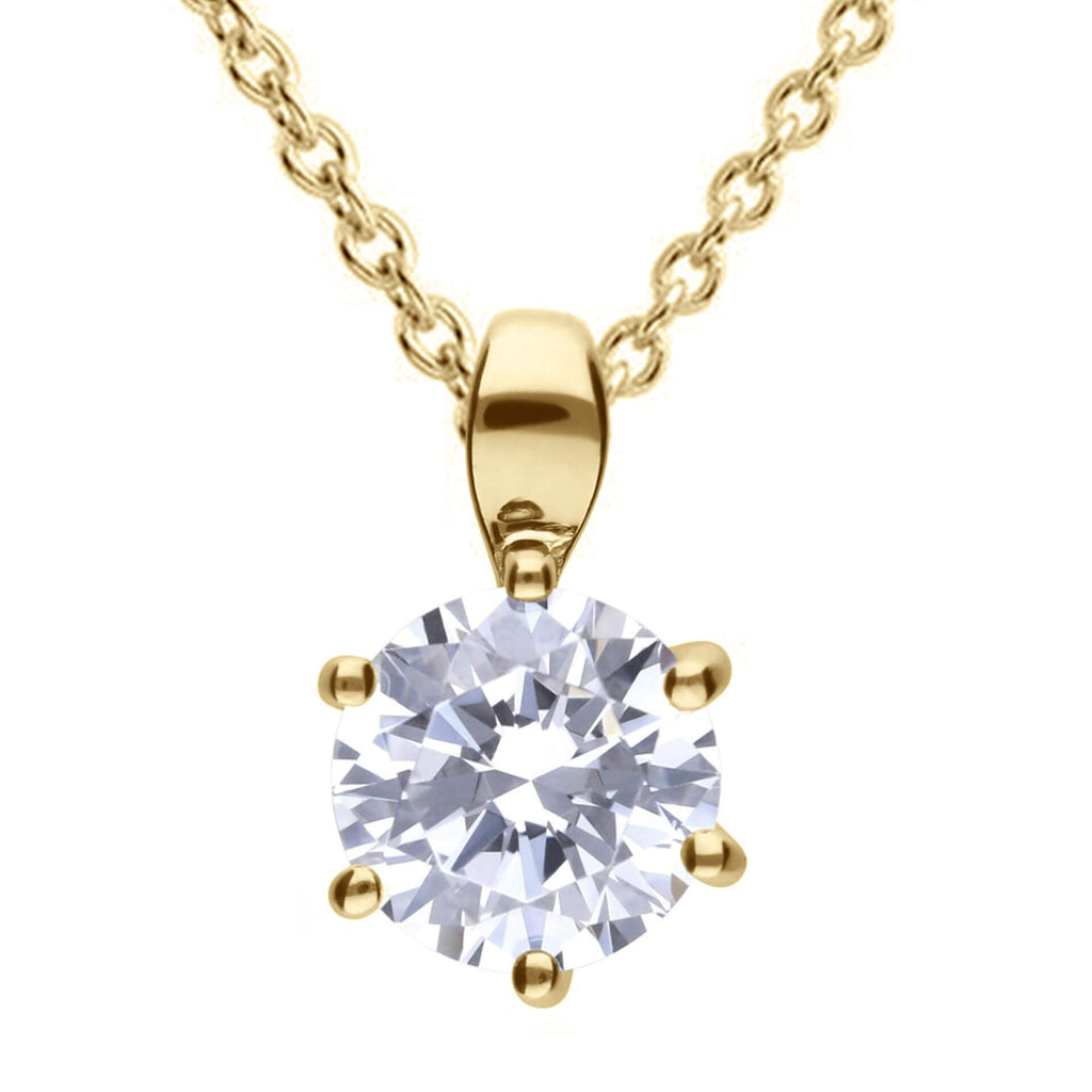 Diamonfire Sechs-Krappen-Anhänger mit Karat