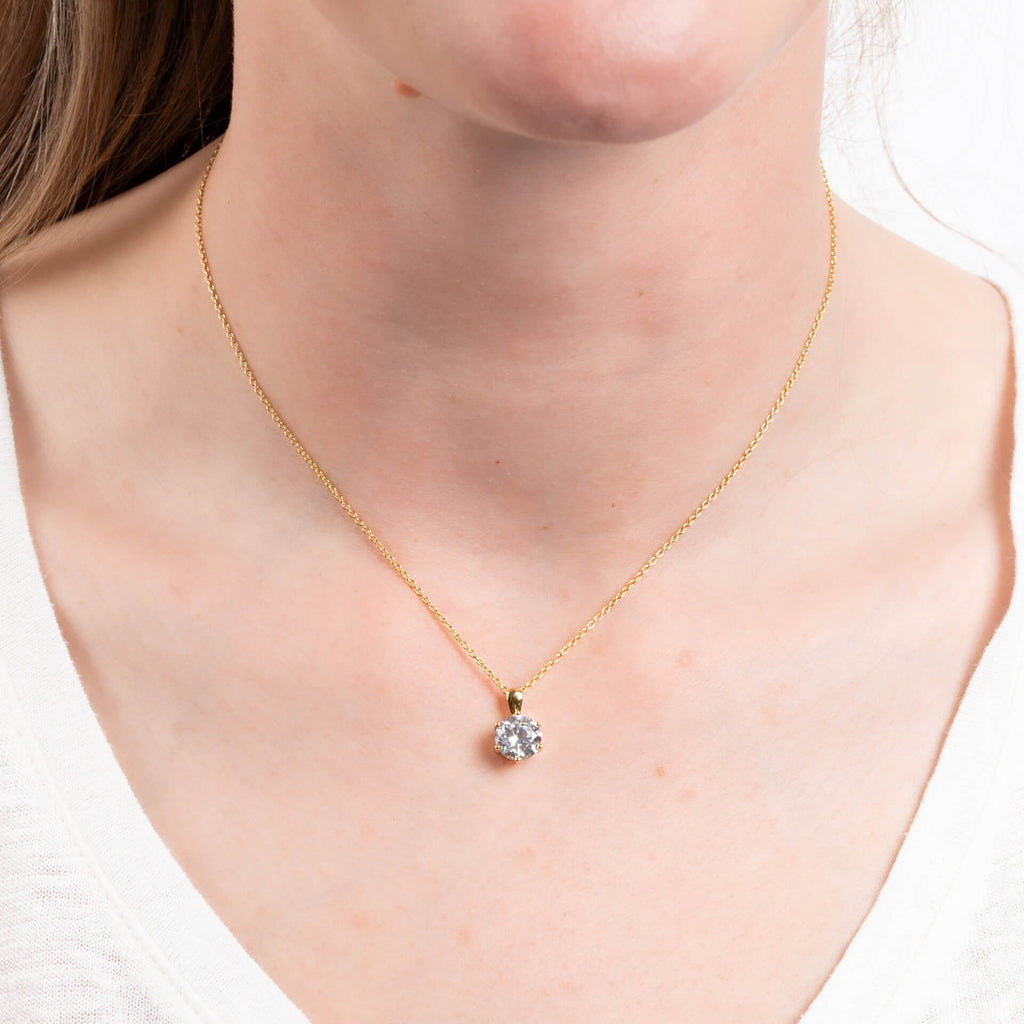 Diamonfire Sechs-Krappen-Anhänger mit Karat