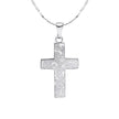 Fred Bennett Damascus Steel Cross Pendant