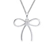 Beginnings Thin Bow Pendant