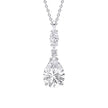 Diamonfire Teardrop and Marquise Drop Pendant