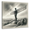 Newcastle Angel of the North Classic Vision Canvas