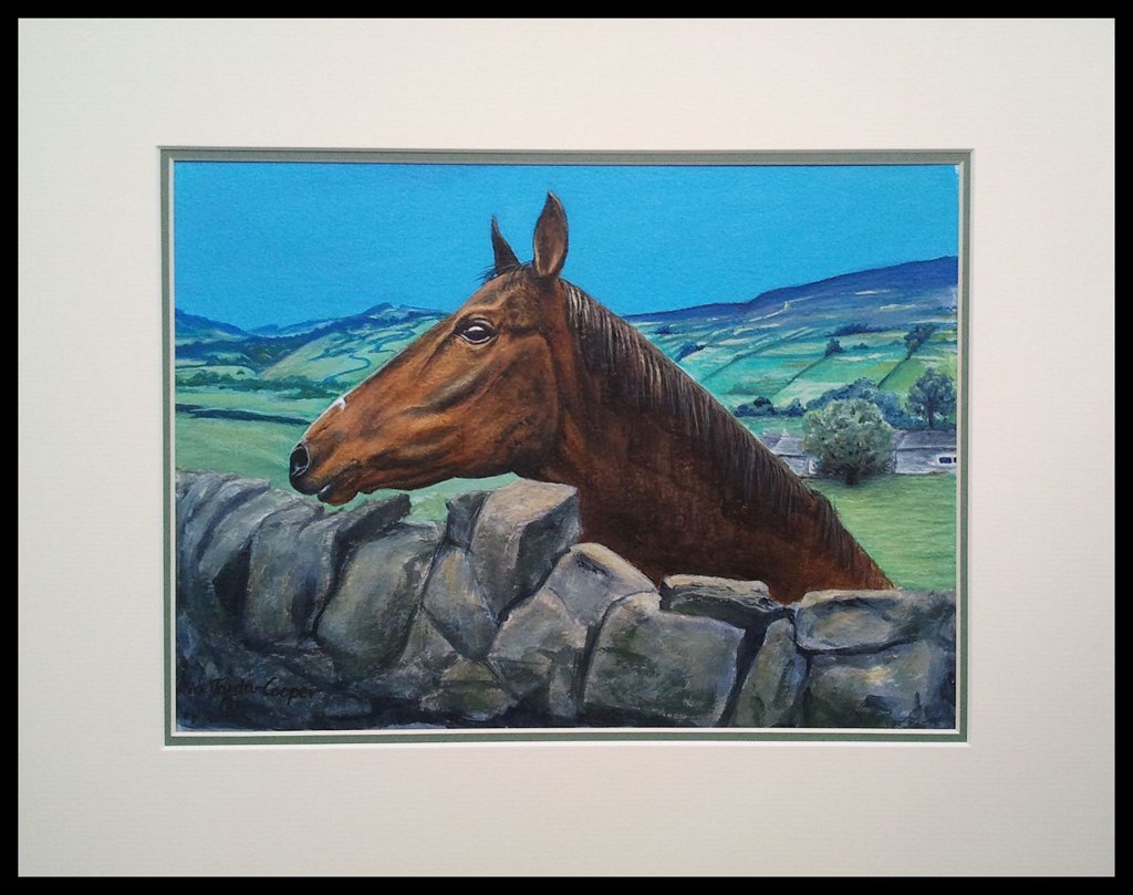 Painting of Peter's Horse from Healaugh