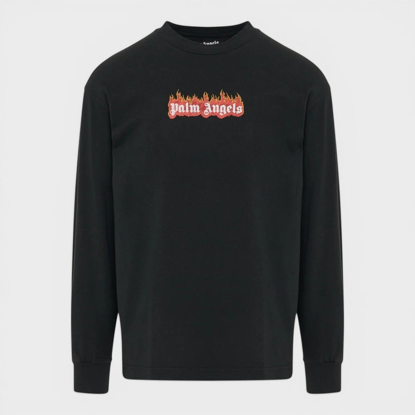 Burning Logo Classic Tee Long Sleeve