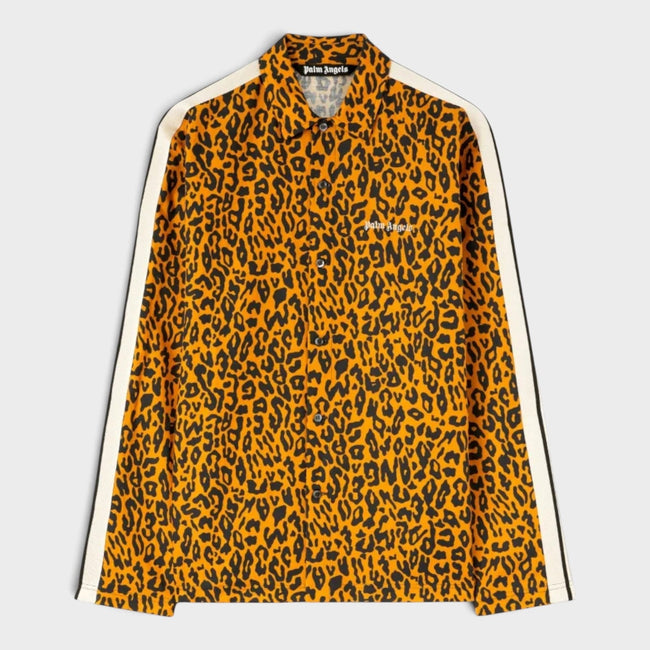 T-shirt de sport guépard orange noir