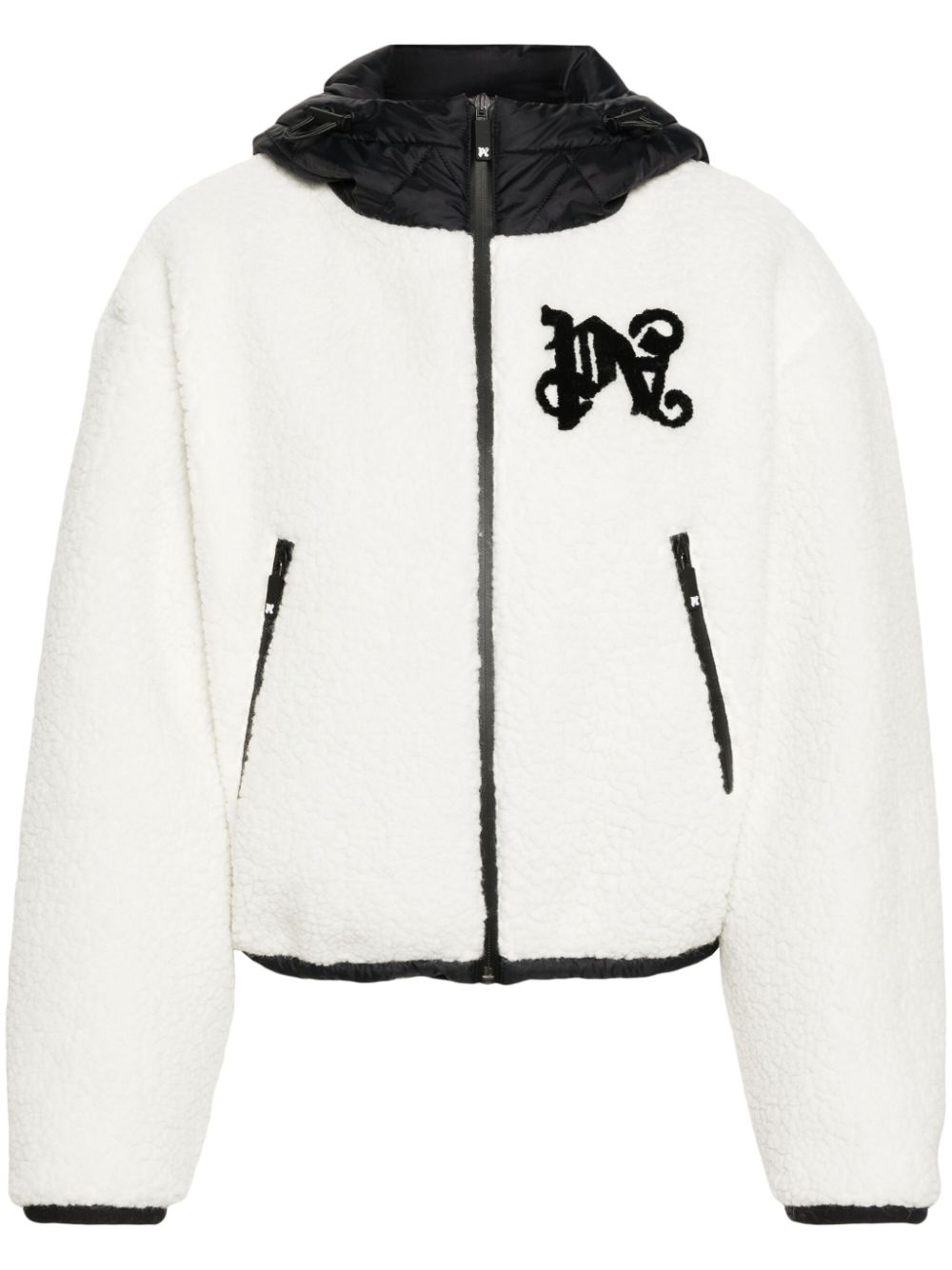 Palm Angels Monogram Cozy Ski Jacket White