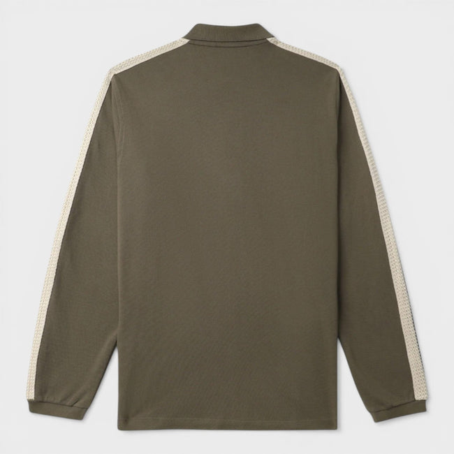 Camisa de algodón con monograma bordado