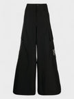 Monogram Parachute Pants Black