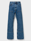 Monogram Workwear Denim Jeans Blue