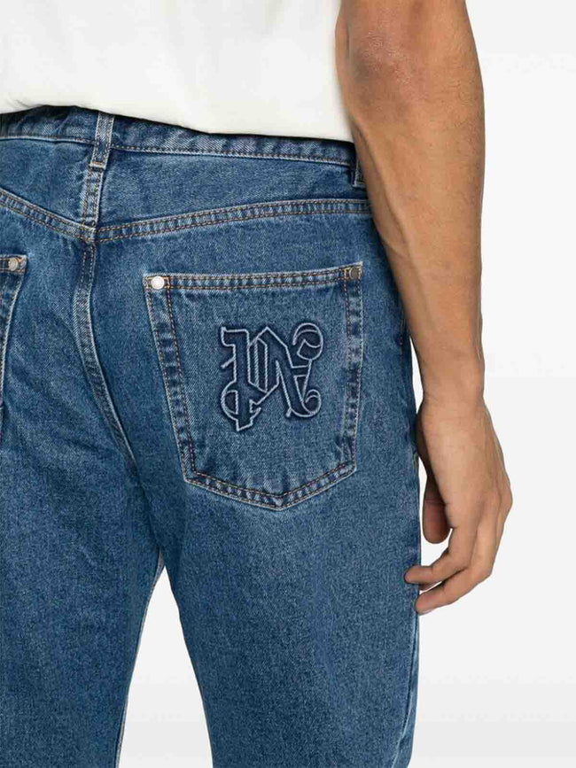 Monogram Workwear Denim Jeans Blue