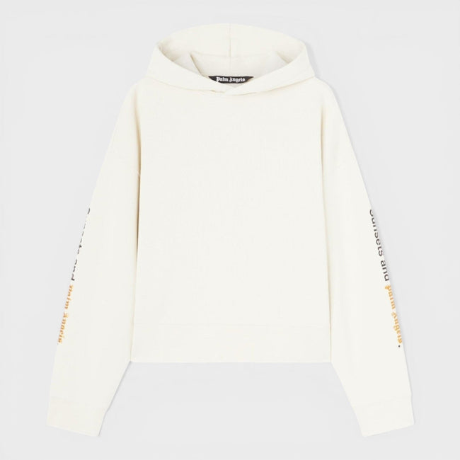 Mikina Sunsets Logo Hoodie, máslová