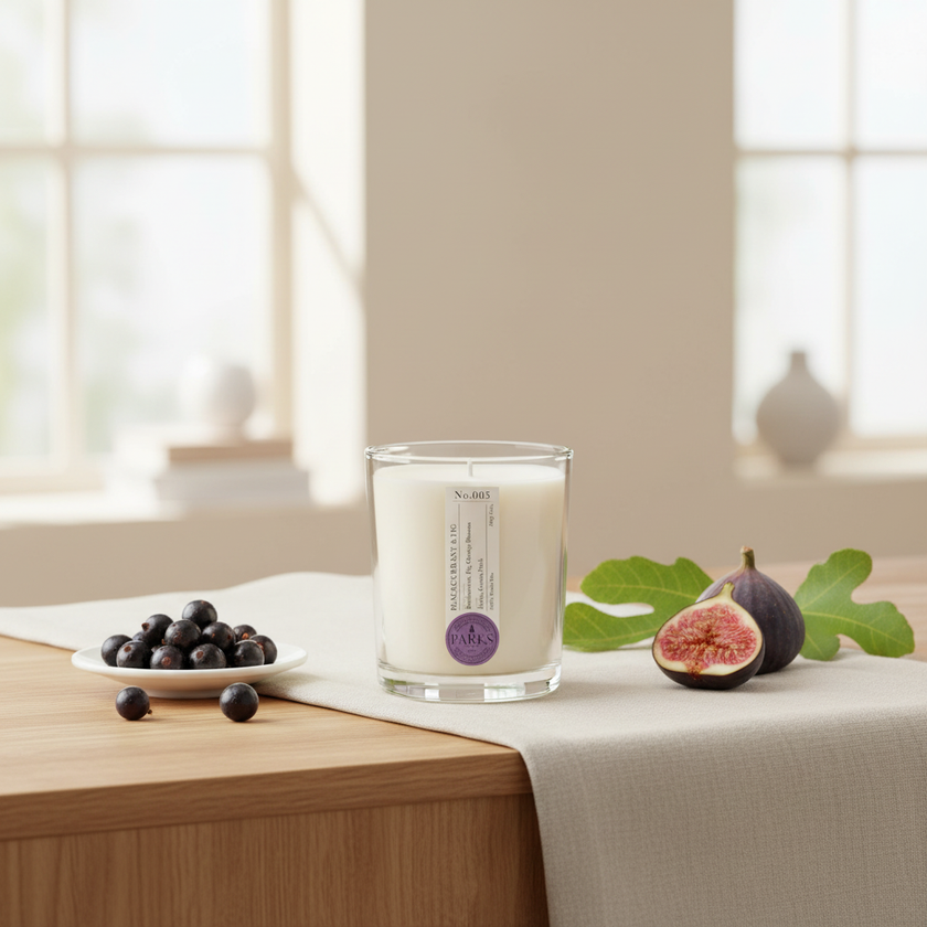 BLACKCURRANT & FIG 1 WICK SCENTED CANDLE 180G