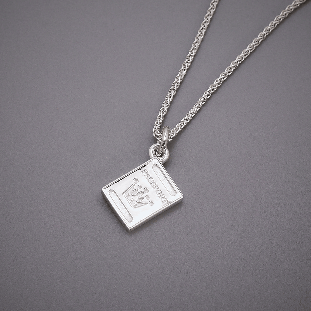 Passport Personalised Silver Charm