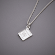 Passport Personalised Silver Charm