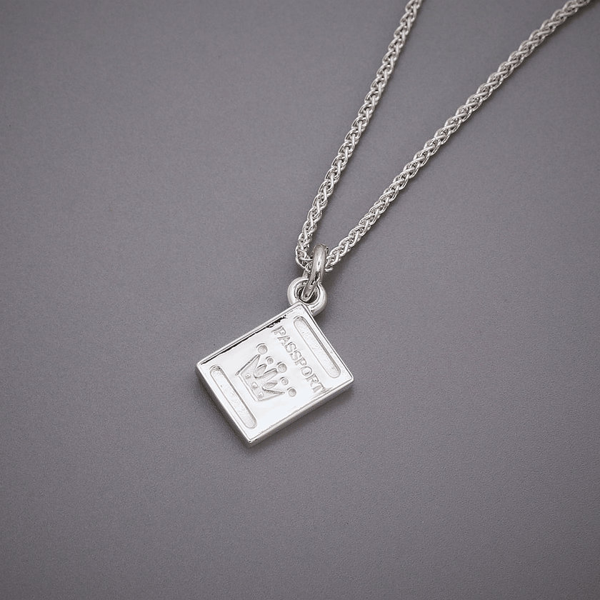 Passport Personalised Silver Charm