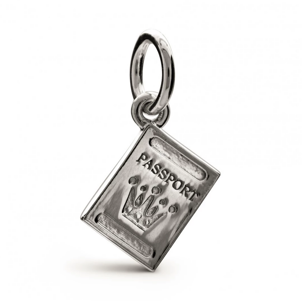 Passport Personalised Silver Charm