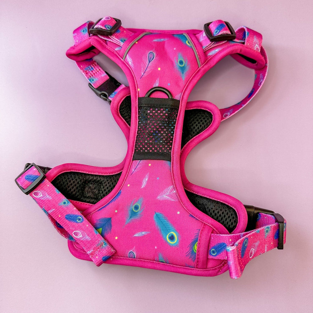 Peacock Power No Pull Tactical Dog Harness