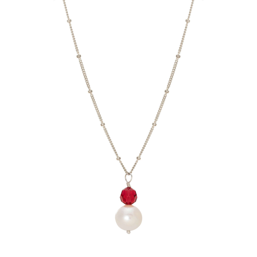 Pearl and Crystal Necklace