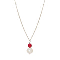 Pearl and Crystal Necklace