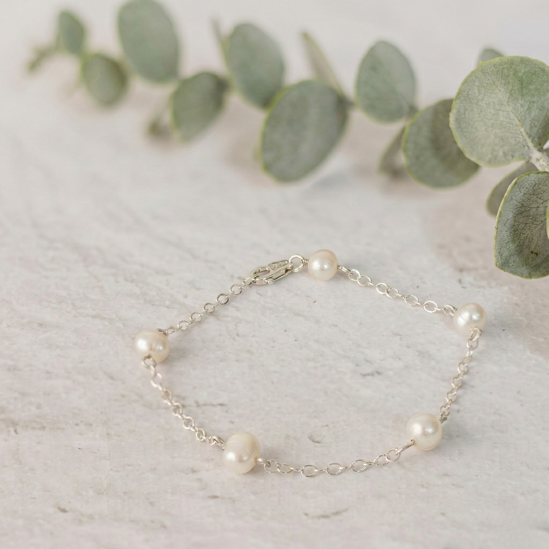 Freshwater Pearl Chain Bracelet