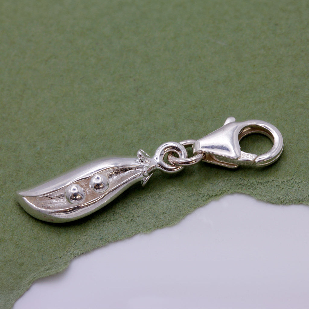 Two Peas In A Pod Silver Charm