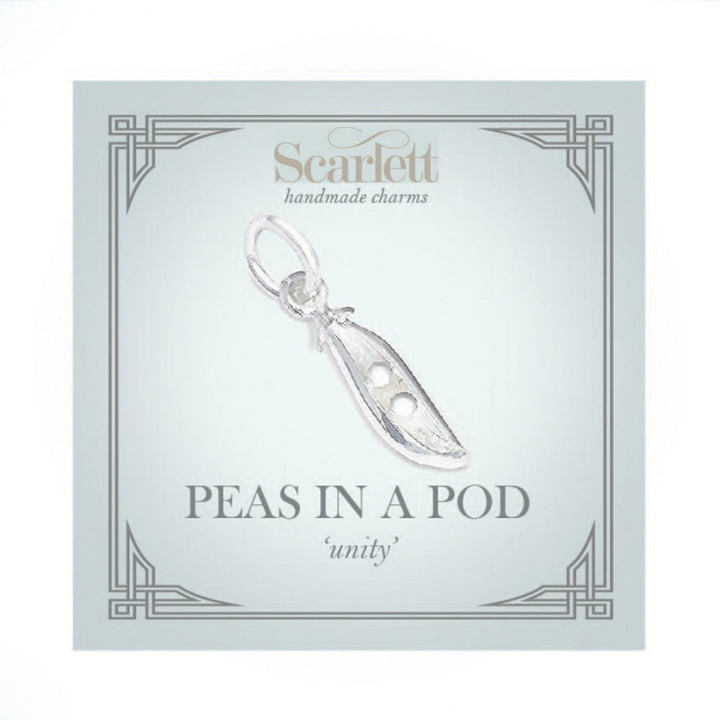 Two Peas In A Pod Silver Charm