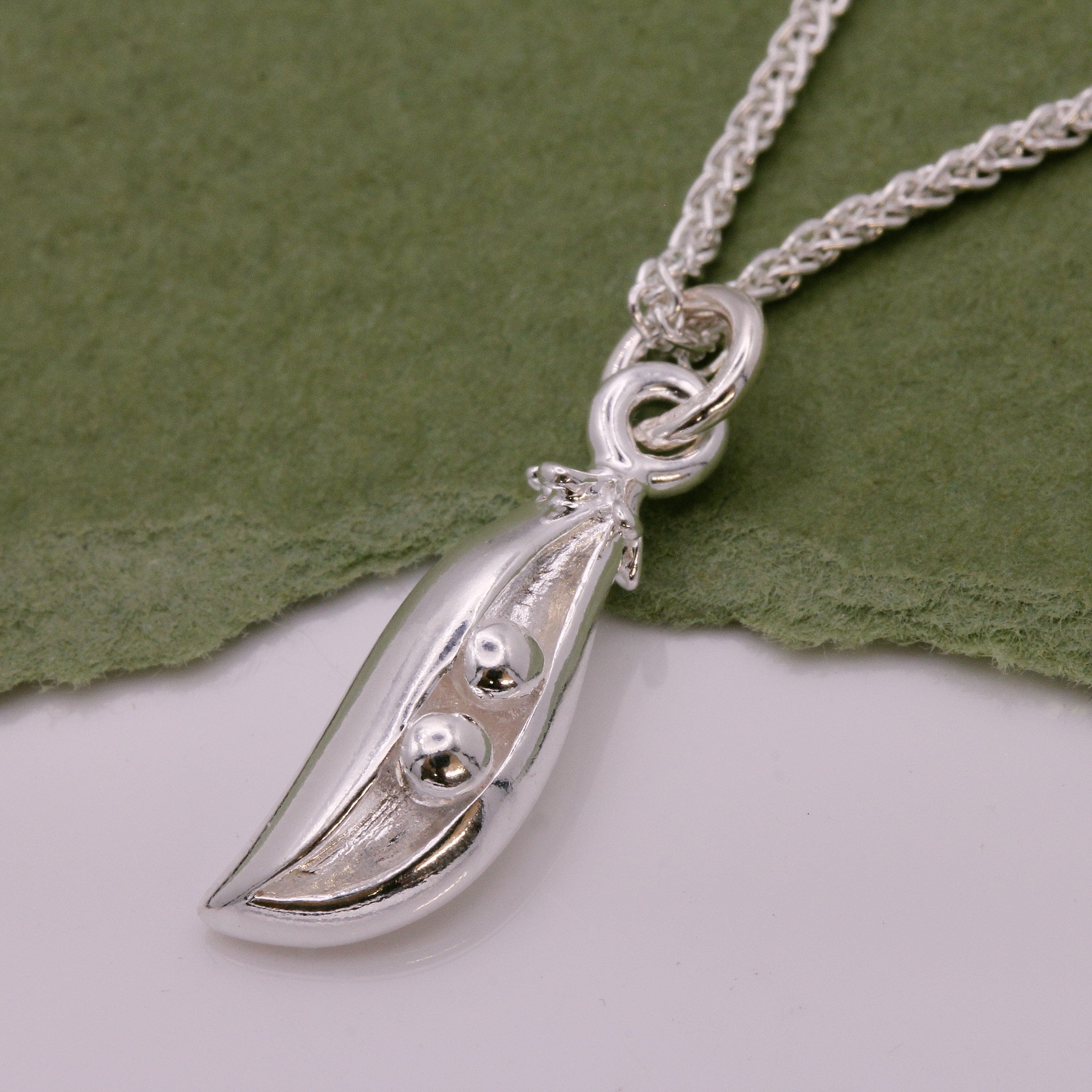 Two Peas In A Pod Silver Charm