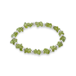 Peridot Kristallperlen Armband | August Geburtsstein Stapelarmband