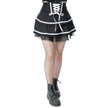 Poizen Industries Phantom Waltz Skirt Black/White