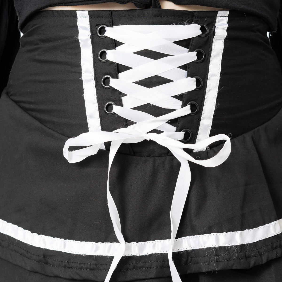 Poizen Industries Phantom Waltz Skirt Black/White