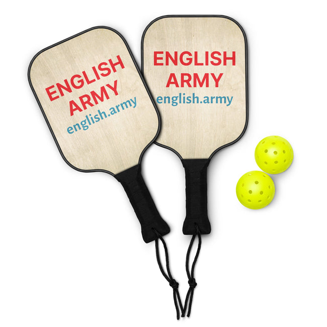 ENGLISCHE ARMEE - Pickleball-Schlägerset